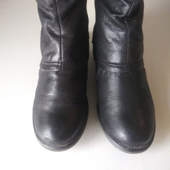 Bare Traps Sheridan women's size 8W black knee high boots - Picture 4 of 11